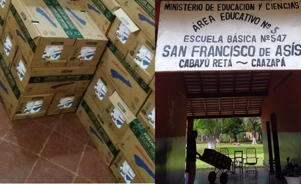 En Caazapá continúa la distribución de merienda escolar - Noticiero Paraguay