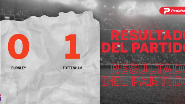 A Tottenham no le sobró nada, pero venció a Burnley en su casa por 1 a 0