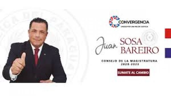 Abogado Juan Sosa Bareiro sigue en campaña para miembro del Consejo de la Magistratura