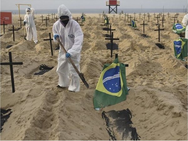 Brasil sobrepasa los 5,4 millones de casos de Covid-19