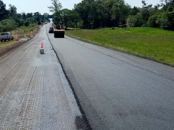 CONTINÚA PUESTA A PUNTO DE LA RUTA 1 ENTRE MISIONES E ITAPÚA