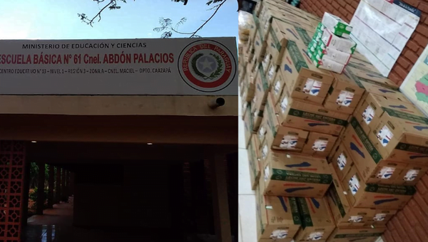 Caazapá: Distribuyen merienda escolar en Coronel Maciel - Noticiero Paraguay