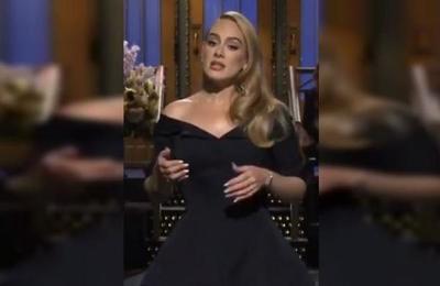 Adele reapareció en tv y bromeó sobre su cambio físico: 'Tuve que viajar ligero y traer solo la mitad de mí' - C9N