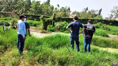 Siguen contaminando el arroyo Yukyry •