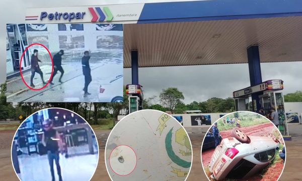 Roban G. 200 millones en violento asalto a una estación de servicios en Mallorquín – Diario TNPRESS