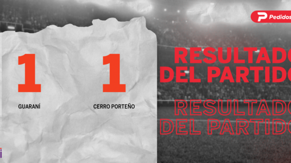 Reparto de puntos en el empate a uno entre Guaraní y Cerro Porteño