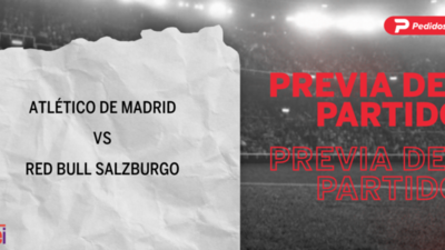 Por la Grupo A – Fecha 2 se enfrentarán Atlético de Madrid y Red Bull Salzburgo