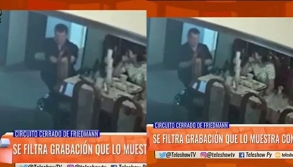 Filtran vídeo de Friedmann manipulando un arma ante Nancy Quintana - Teleshow