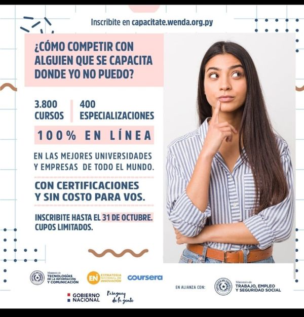 Ponen a disposición 25.000 cupos para cursos en línea con certificaciones sin costo