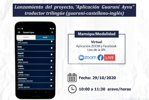 Lanzarán proyecto de app de traductor trilingüe guaraní-castellano-inglés