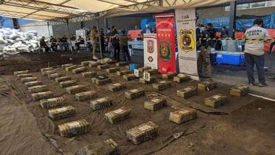Ordenan incinerar los 2.906 kilos de cocaína hallados en Villeta