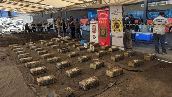 Ordenan incinerar los 2.906 kilos de cocaína hallados en Villeta