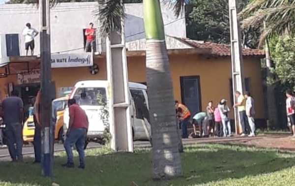 Grave accidente en la entrada a Santa Rosa