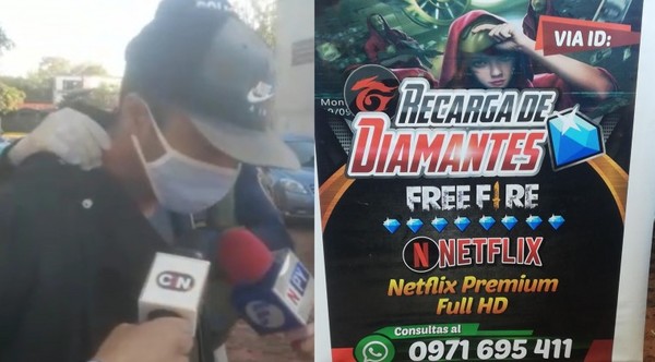 Pedofilia en Free Fire: pedía fotos y videos íntimos a niños a cambio de diamantes