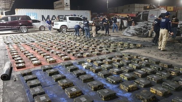Mañana será incinerada la carga récord de cocaína incautada en puerto de Villeta