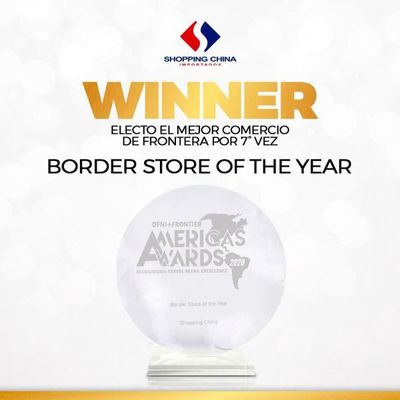 Shopping China obtiene el premio DFNI-Frontier 2020 por séptima vez