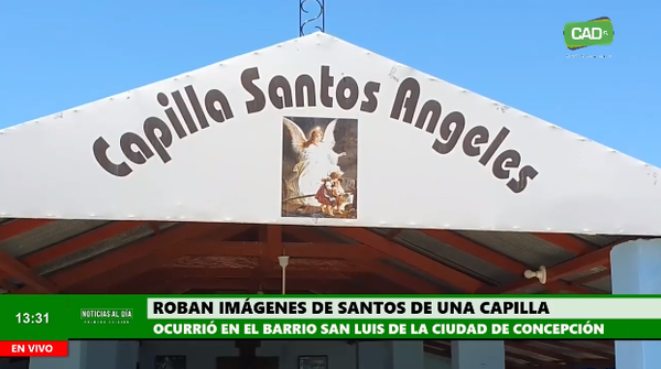 Concepción: Roban imágenes de santos de una capilla