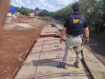 Millonaria incautación de contrabando entre Paraguay y Brasil  - ABC en el Este - ABC Color