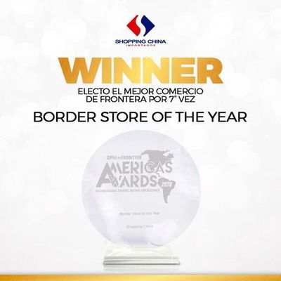 Shopping China obtiene el premio DFNI-Frontier 2020 por séptima vez