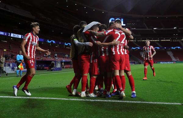 Atlético de Madrid suma sus primeros tres puntos en Champions