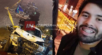 TRABAJADOR DE DELIVERY SANPEDRANO SUFRIÓ EMBESTIDA FATAL EN ASUNCIÓN