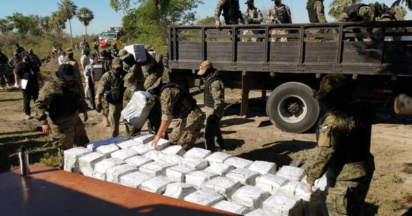 Será incinerada la carga récord de cocaína incautada en Puerto de Villeta