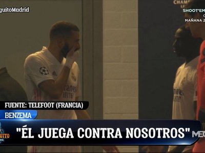 Las cámaras registran las críticas de Benzema a un compañero