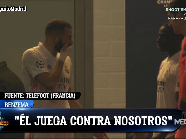 Las cámaras registran las críticas de Benzema a un compañero
