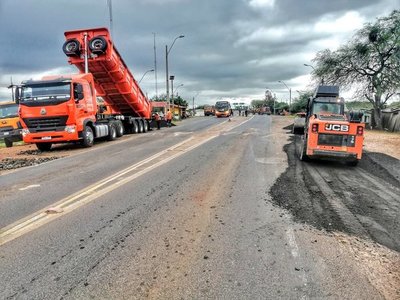 Avanzan obras viales ejecutadas en San Pedro y que conectan con Concepción | .::Agencia IP::.