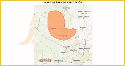 Probable tiempo significativo en el Chaco