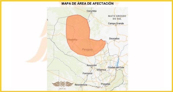 Probable tiempo significativo en el Chaco