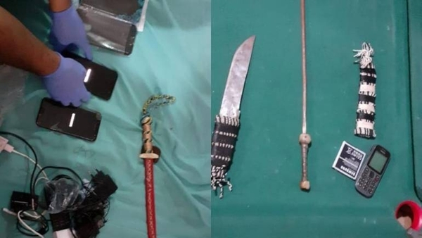 HOY / Incautan celulares y armas blancas tras requisa en el Penal de Itapúa