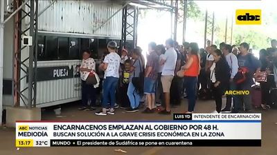 Encarnacenos emplazan al Gobierno por 48 horas - ABC Noticias - ABC Color