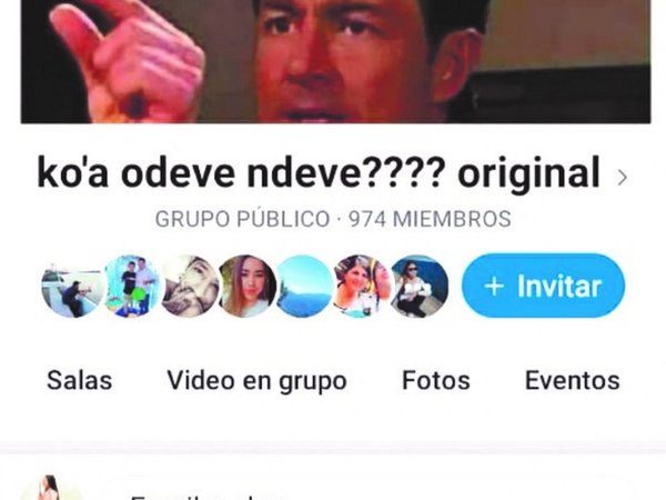 Crean grupo "¿Kóa odeve ndéve?" en Facebook