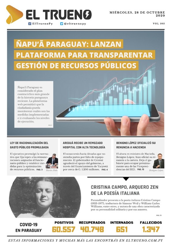 E-paper 28 de Octubre 2020 - El Trueno