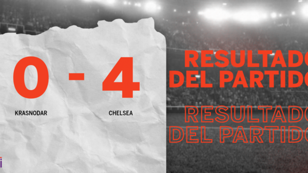 De visitante Chelsea goleó a Krasnodar con un contundente 4 a 0
