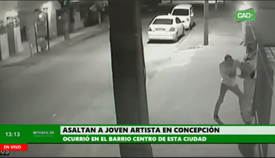Con puñal en mano asaltan a un joven en Concepción