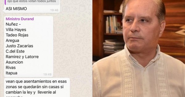 La Nación / Ministro Durand amenazó con escraches a diputados que aprueben ley de Fonavis