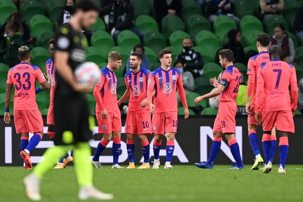 Chelsea goleó al Krasnodar en su visita a Rusia