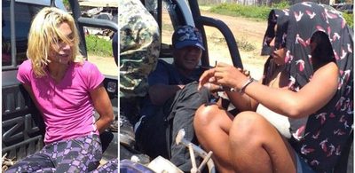 Tras persecución detienen a tres presuntos delincuentes