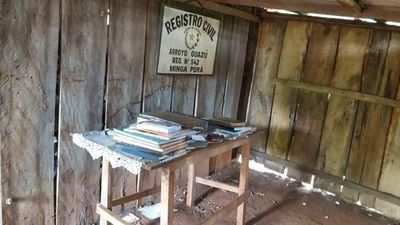 Minga Porã: Registro Civil funciona en precaria “oficina” de madera  - ABC en el Este - ABC Color