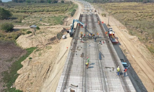 Más de 60% de ejecución en obras sobre ruta Alberdi – Pilar