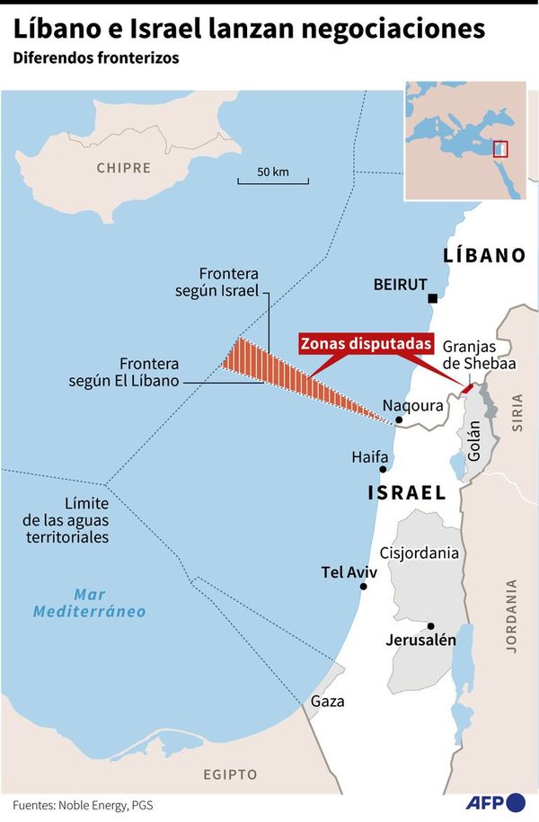 Líbano e Israel inician histórica negociación sobre sus fronteras - Mundo - ABC Color