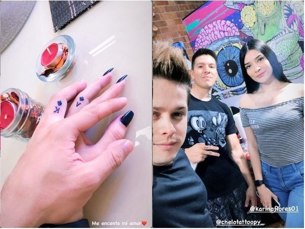 Crónica / Abelito y su nueva yiyi se tatuaron juntos