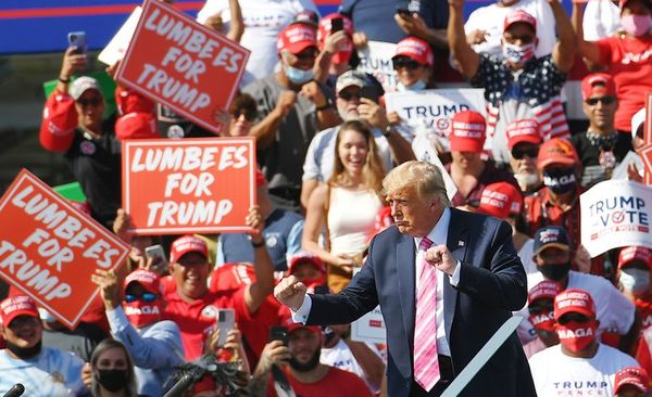 Incidente con un avión en mitin de Trump - Mundo - ABC Color