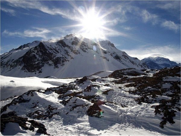 La "cotidiana" tarea de guiar hacia la cima del Aconcagua