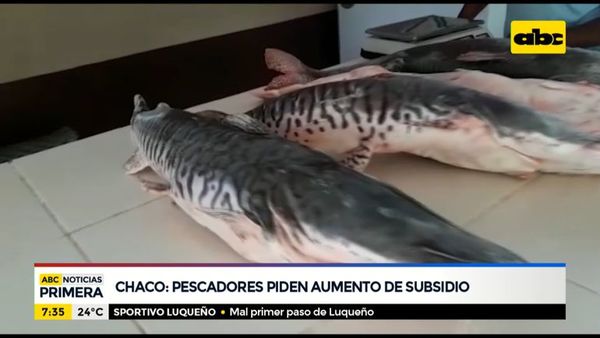 Pescadores del Chaco piden aumento de subsidio - ABC Noticias - ABC Color