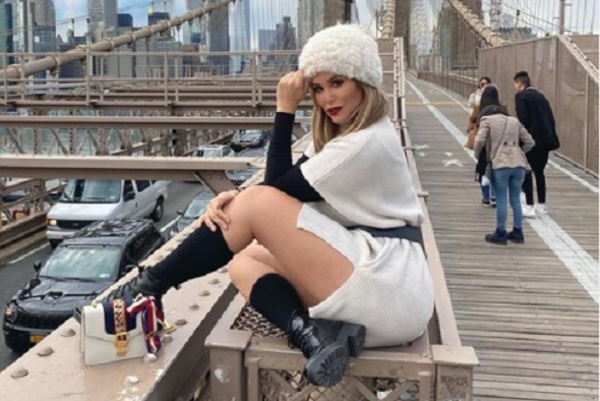Alexandra Fretes pasea por New York