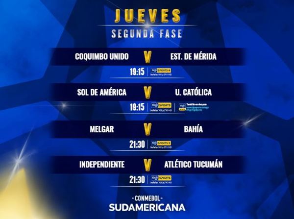 Hay más acción por la Sudamericana