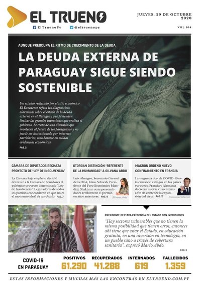 E-paper 29 de Octubre 2020 - El Trueno